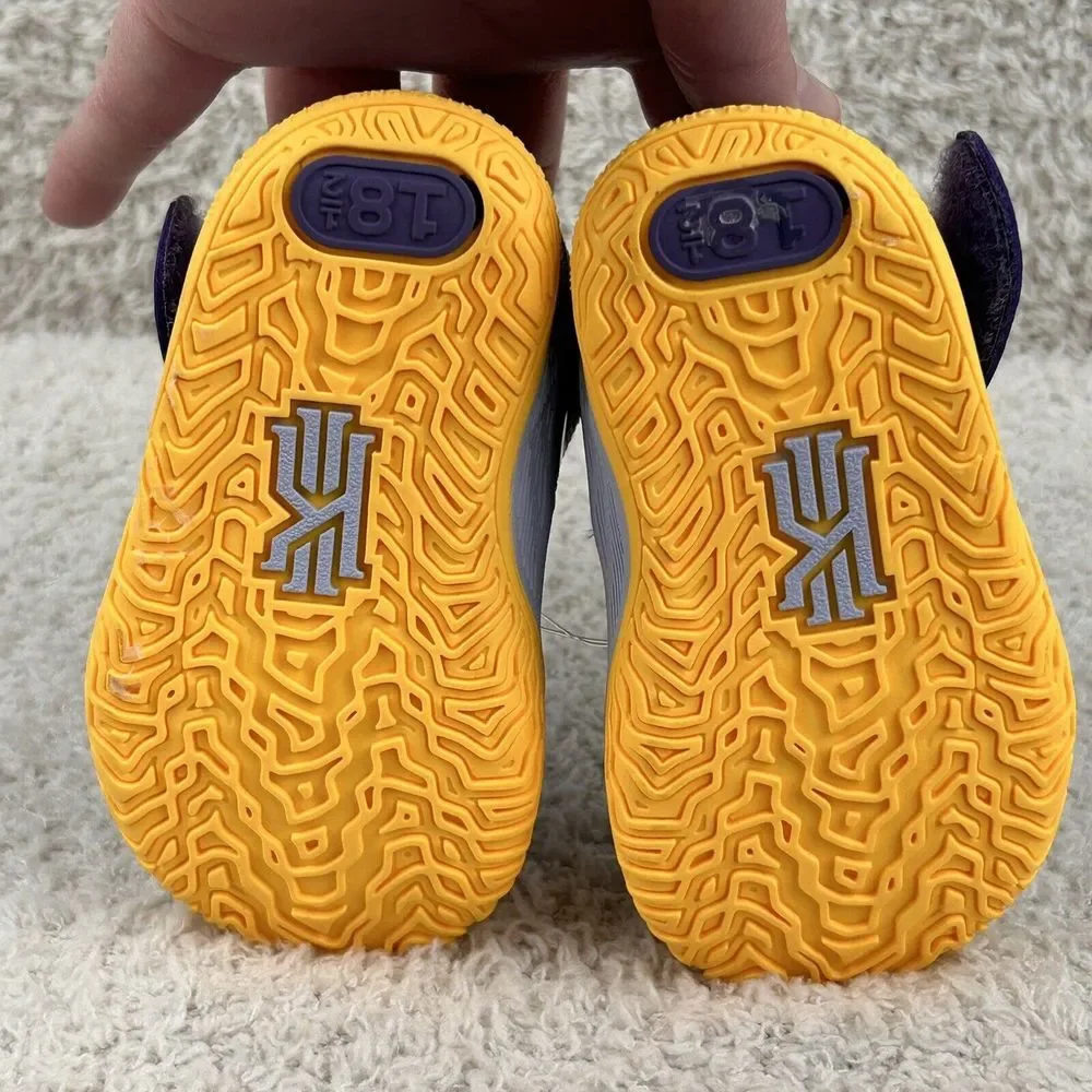 Nike Shoes Toddler 3C Kyrie 7 Daybreak Basketball Fire Swoosh Sneaker CT4980-500